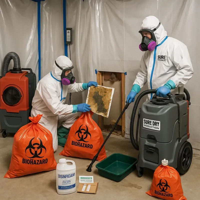 Contaminated Water Handling Protocols process in Lower West Side, IL