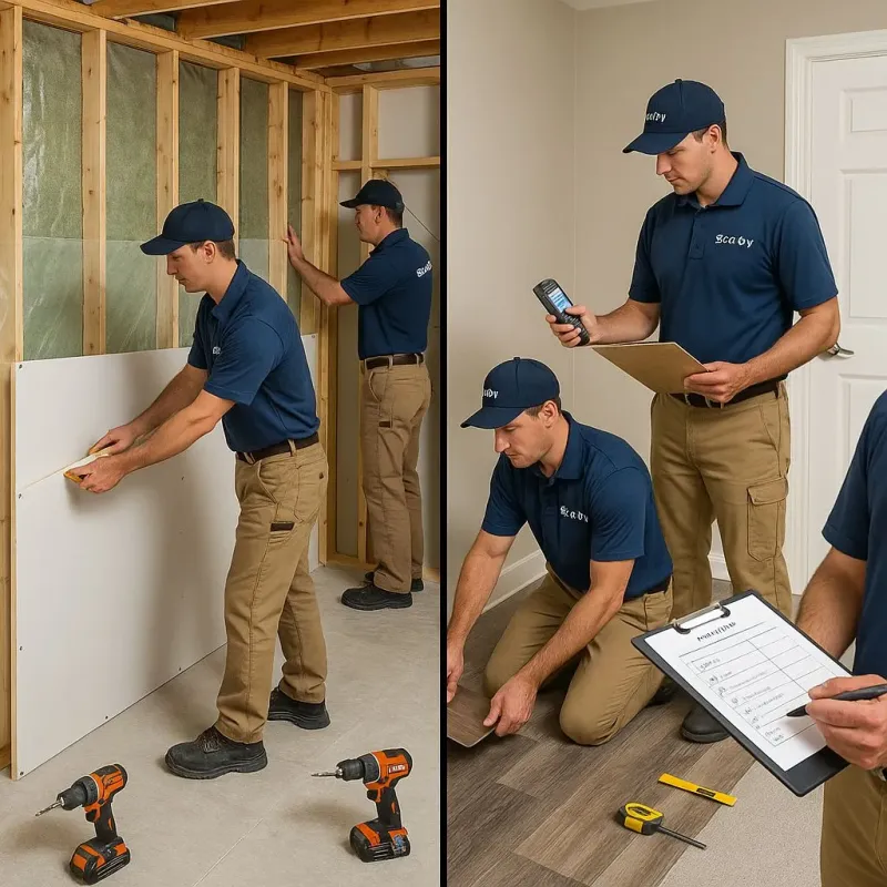 Repairs and Reconstruction process in Lower West Side, IL